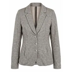 Jersey-Blazer Peter Hahn grau, 36