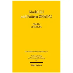 Model EU and Pattern OHADA?, Fachbücher von Peter Jung