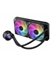 ASUS ROG STRIX LC II 280 ARGB Prozessor-Flüssigkeitskühlsystem Kühlergröße: mm für: AM4 TR4 LGA1200 LGA1700 AM5 LGA115x Socket Aluminium mit Kupferbasis 140 (90RC00C1-M0UAY1)