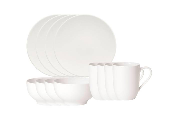 Villeroy & Boch Frühstücksservice For Me, Weiß, Keramik, 12-teilig, Essen & Trinken, Geschirr, Geschirr-Sets, Kaffeeservice