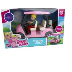 Golfwagen-Spielset mit Puppe