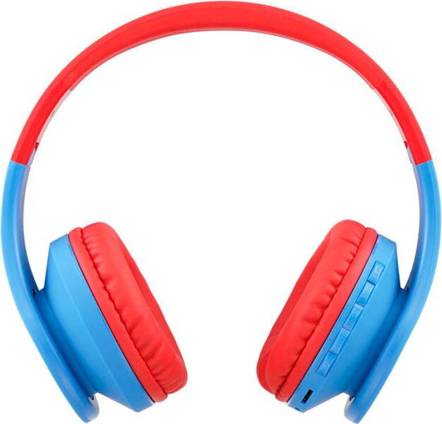 PowerLocus P1 kinderhoofdtelefoon, rood/blauw