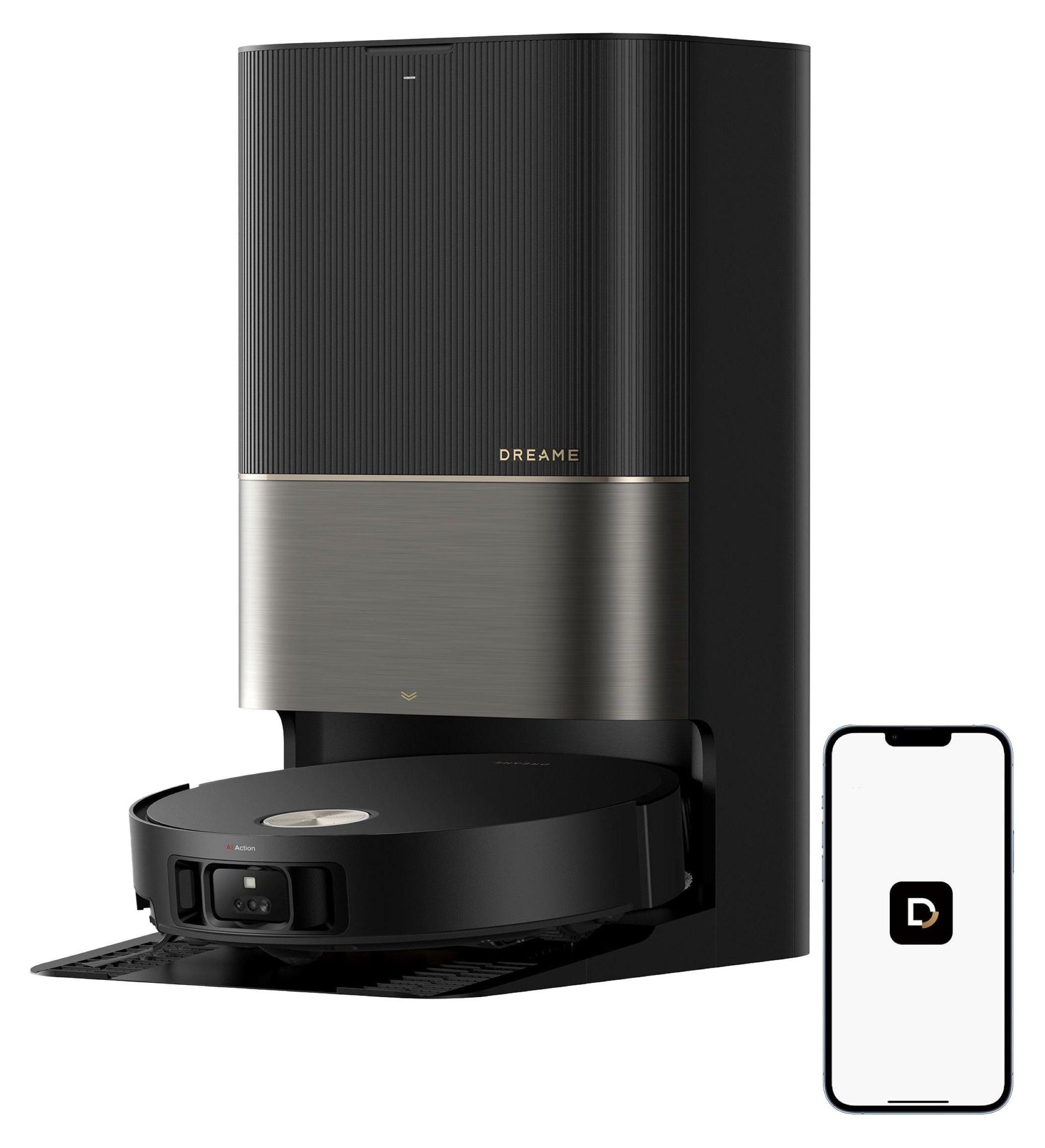 Dreame X50 Ultra, Kombi, Schwarz, Edelstahl, Rund, Staubbeutel, 0,395 l, Ladend, Purification