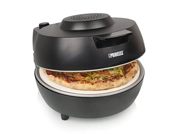 Princess 115005 Pizza Oven Pro — Maximale temperatuur 400°C — Echte keramische pizzasteen