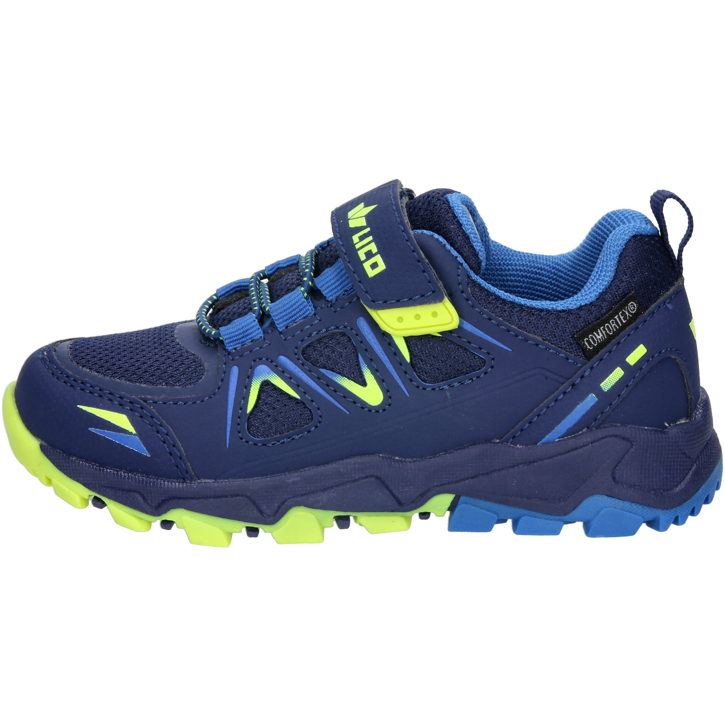 Lico Allen VS Kinder Zustiegsschuhe blau Größe 34 Trekking Wasserdicht