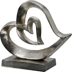 Gilde, Deko Figuren + Skulpturen, Heart in Heart (5 cm)