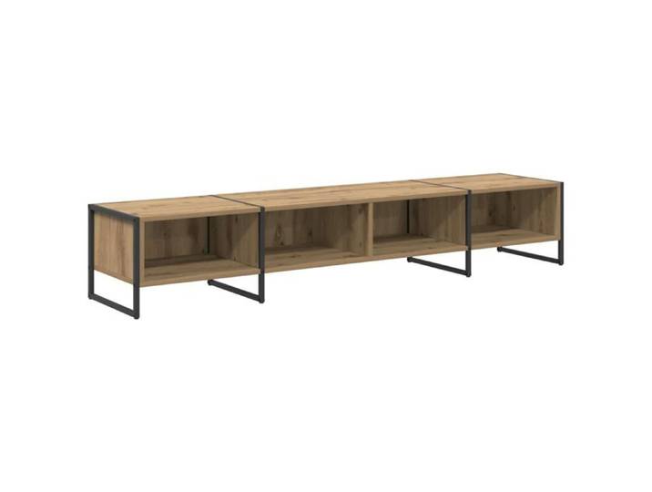 Meuble TV industriel - - Chêne Artisan - Bois d'ingénierie - 170 5x36x30 5 cm - Design moderne