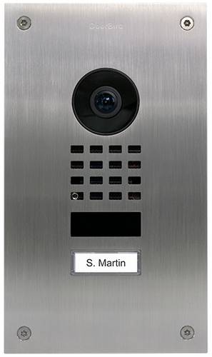 DoorBird D1101UV Upgrade IP-Video-Türsprechanlage LAN Außeneinheit Edelstahl V2A (gebürstet)