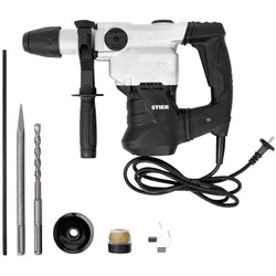 Stier, Bohrmaschine + Akkuschrauber, Bohrhammer SHB-L-4100, 1500 W, 12 J, 4100 Schläge/Min, SDS-Max Aufnahme (Bohrhammer)