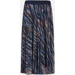 Plisseerock mit Animalprint Mehrfarbig 42