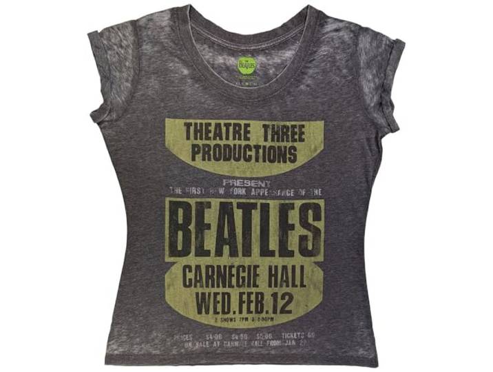 T-Shirt # S Grey Femmina # Carnegie Hall