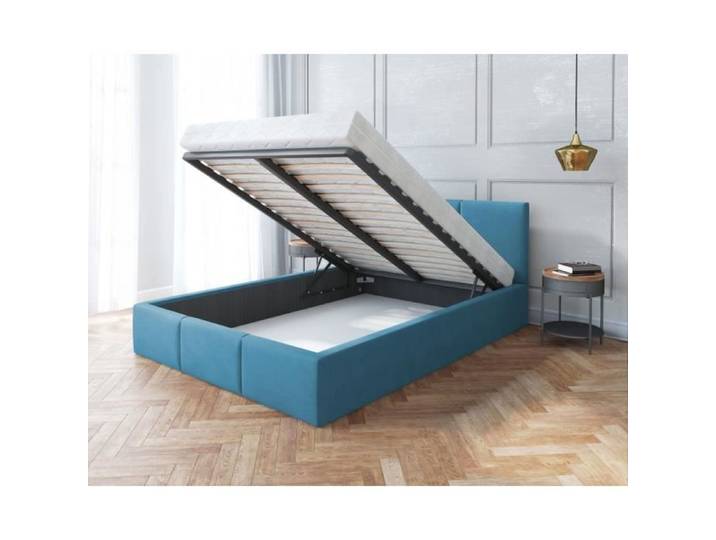 Lit coffre Tesia 160x200 - Sommier inclus Azur