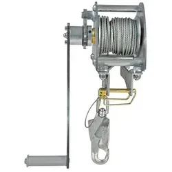 Lastwinde für Aluminium-Dreibock, inkl. Halterung