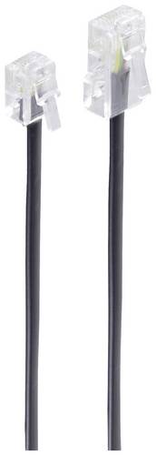 Shiverpeaks ISDN Anschlusskabel [1x RJ11-Stecker 6p4c - 1x RJ45-Stecker 8p4c] 3m Schwarz