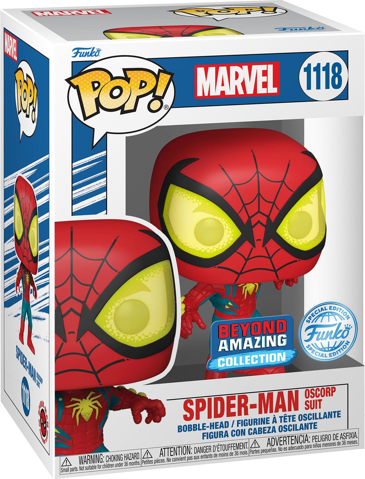 Funko Pop! Marvel Spider-Man Oscorp Pak Speciale Editie