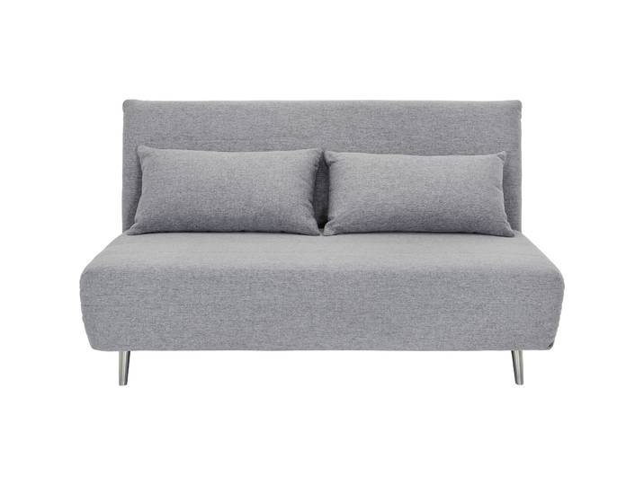 Bettsofa Uetliberg Hellgrau Stoff, Stahl B 146 T 88 cm