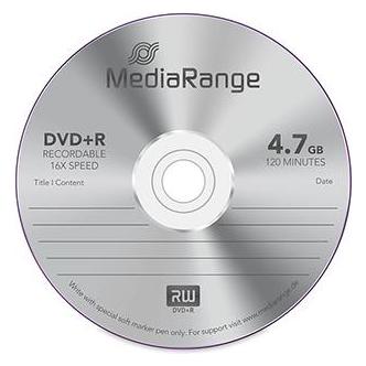 MediaRange DVD+R Medien 4.7GB,16x,100er Sp (100x) (MR443)