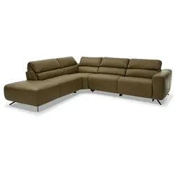 Musterring Ecksofa MR 260 Leder Moos 248 x 271 cm