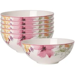 Villeroy & Boch Multipack Mariefleur Basic Schälchen - 6 Stück, Schüssel + Schale, Mehrfarbig