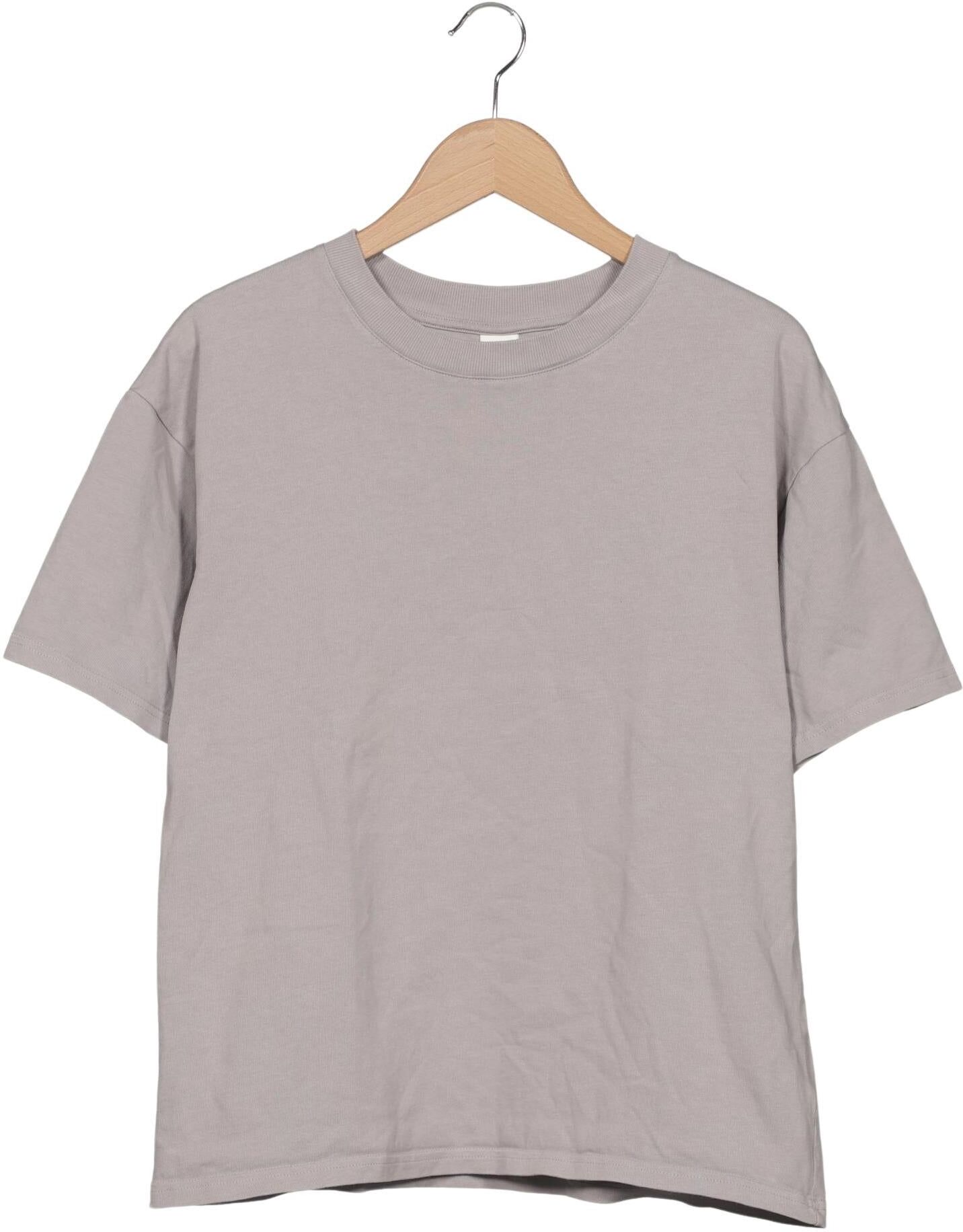 Kauf dich glucklich Damen T-Shirt, Grau, Gr. XS, Baumwolle - Second Hand