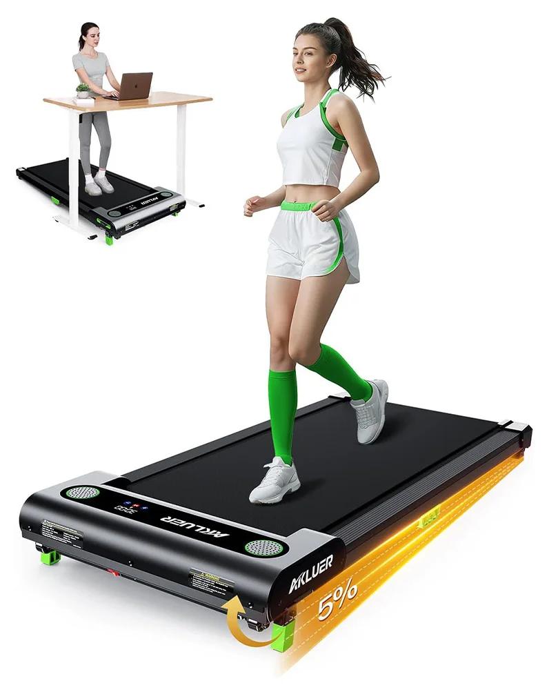 Walking Pad - 480L-A Laufband für unter den Schreibtisch - Verstellbare Steigung - 2,5-PS-Motor unter 45 dB - Fernbedienung - 1-6,4 km/h - Max. 150 kg