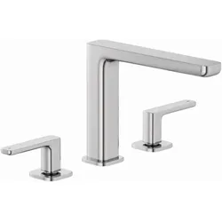 Kludi RENON 3-Loch Waschtischarmatur 423930575 mit Push Open chrom