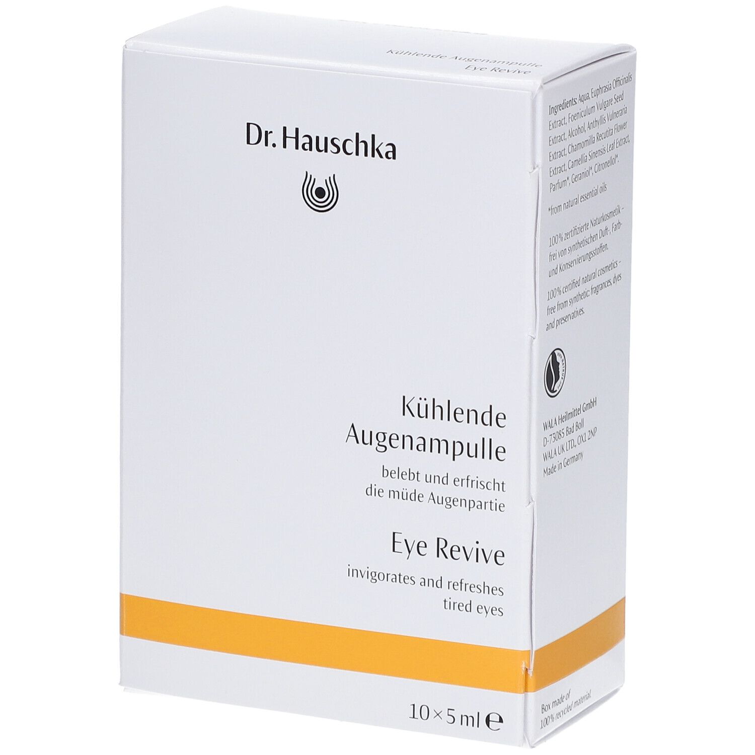 Dr.hauschka kühlende Augenampullen 10x5 ml Ampullen