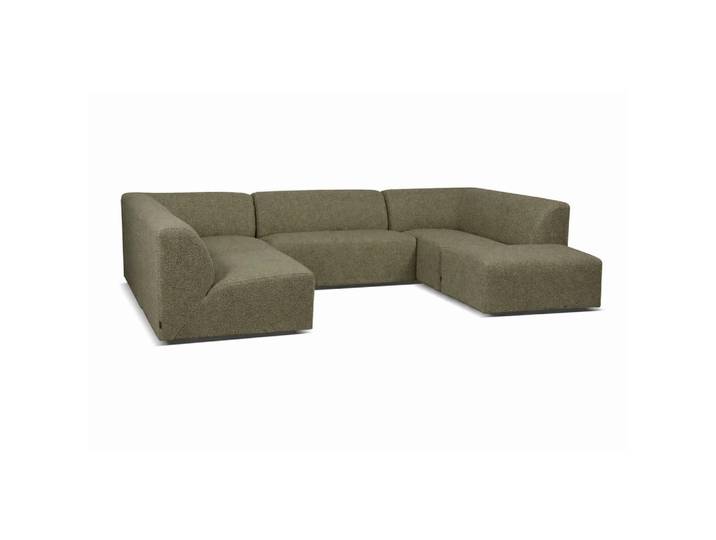 Livetastic Wohnlandschaft Hector, Grün, U-Form, einzeln stellbar, 307x214 cm, modular, Wohnzimmer, Sofas & Couches, Wohnlandschaften, Wohnlandschaft U-Form