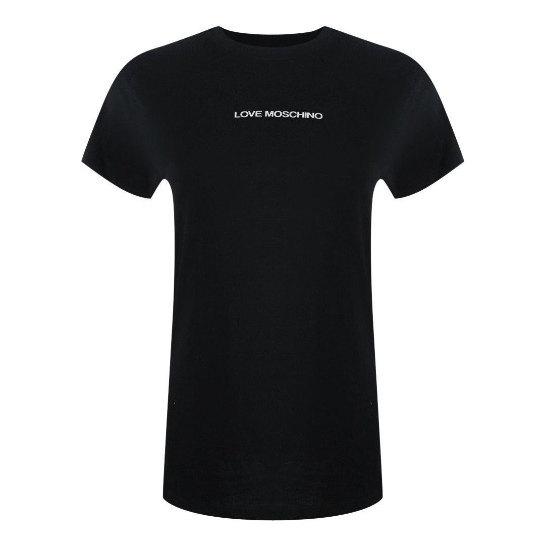Love Moschino Logo Zwart T-shirt