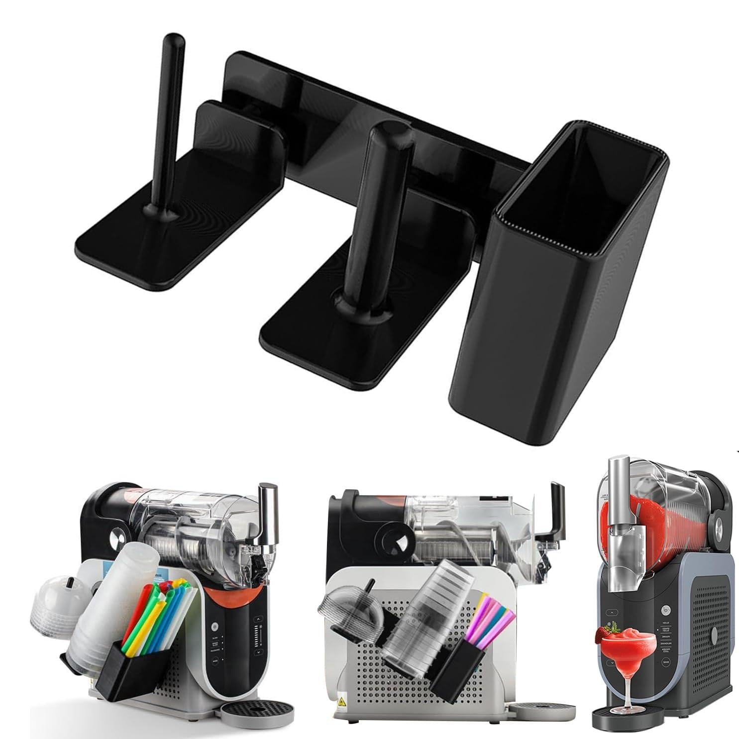 Dripio 3-in-1 bekerhouder voor Ninja SLUSHi FS301EU, zwart