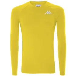 Kappa, Herren, Funktionsshirt, langarm-unterhemd vurbat (XS), Gelb
