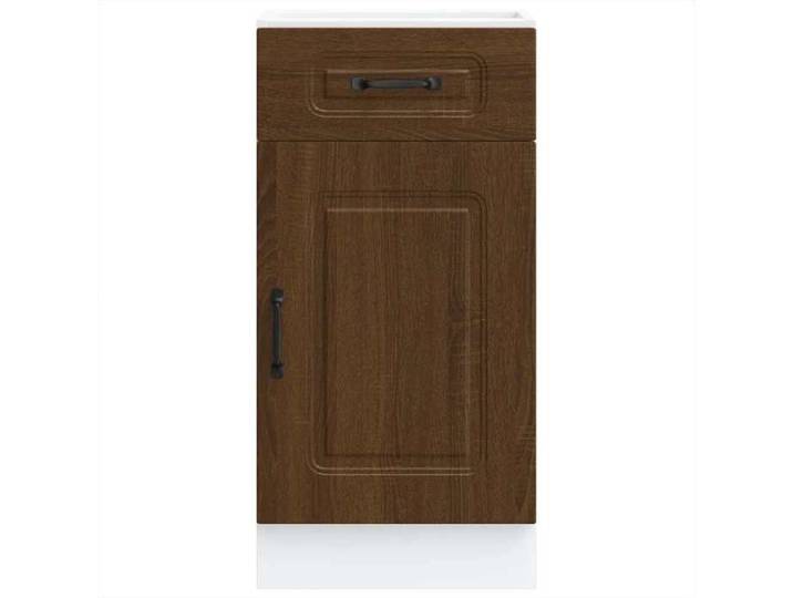 Brun Armoire cuisine CHIC Cabinet de cuisine rectangulaire Kalmar chêne marron bois d'ingénierie 40x46x81.5 cm N7837