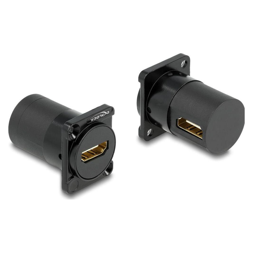 Delock Modul D-Typ HDMI Buchse zu Buchse 90° gewinkelt (HDMI, HDMI) (87811)
