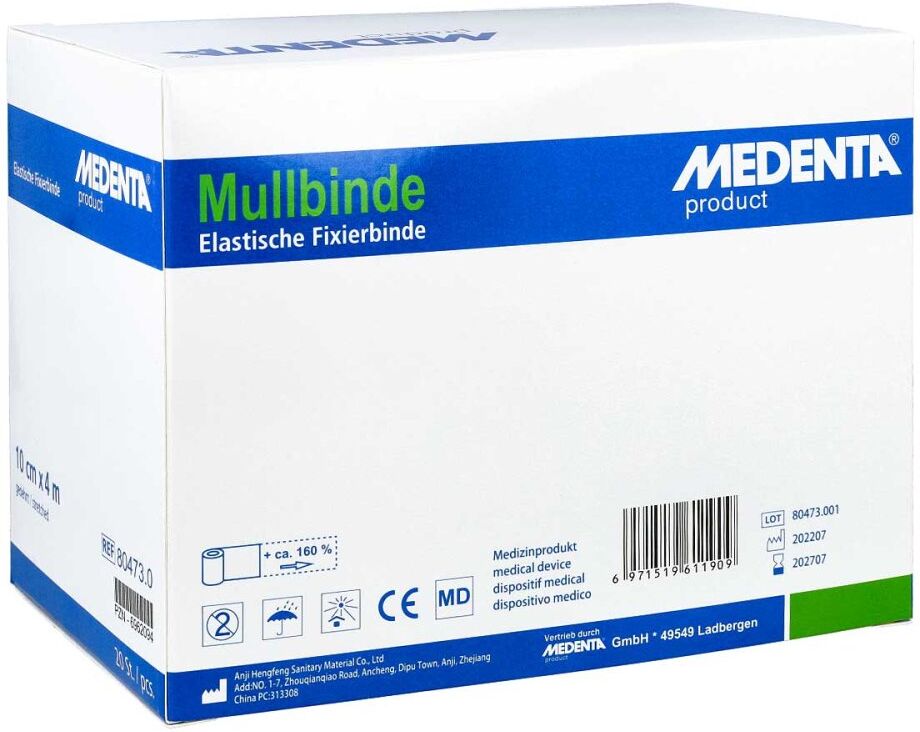 Mullbinden elastisch 10 cmx4 m