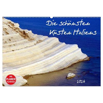 Die schönsten Küsten Italiens (Wandkalender 2026 DIN A2 quer), CALVENDO Monatskalender