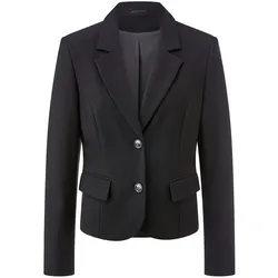 Jersey-Blazer Peter Hahn schwarz, 42
