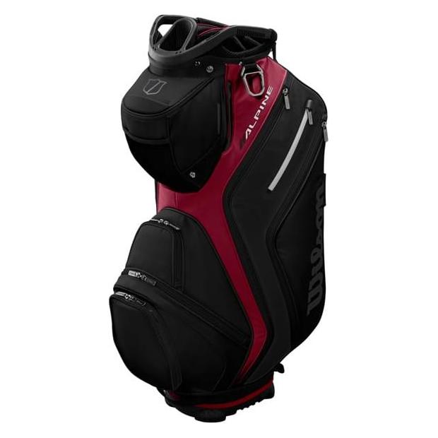 Wilson - Alpine Cart Bag with Embroidery - Black/Red (WG4006003)