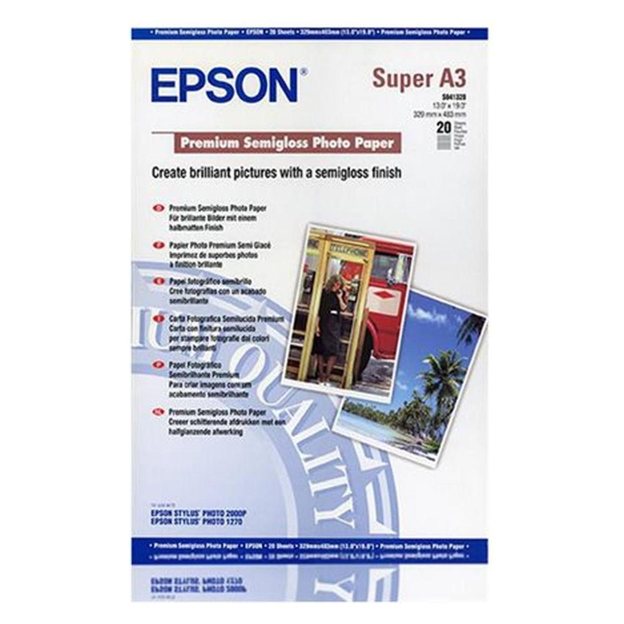 Epson Premium Semigloss (250 g/m², A3+, 20 Stk.) (C13S041328)