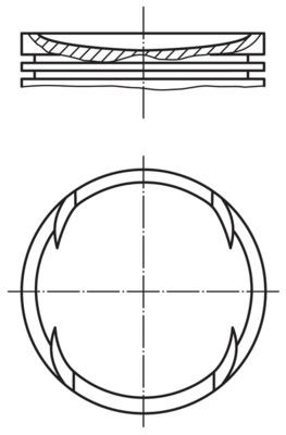 MAHLE Kolben 0306401
