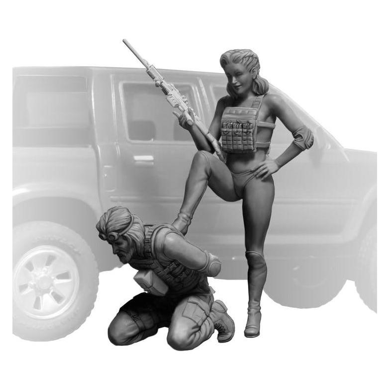 Master Box Desert Battle Series. Skull Clan - New Amazons (MB35199)
