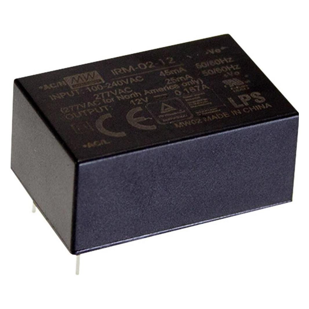MeanWell MEAN WELL IRM-02-12 AC/DC-Printnetzteil 12 V/DC 167 mA 2 W (IRM-02-12)