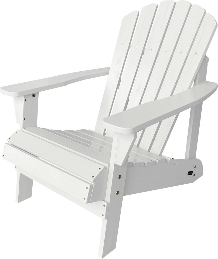 Axi Chaise adirondack accoudoirs, bois fsc, blanche, 90x78x93 cm Blanc 91x92x79cm