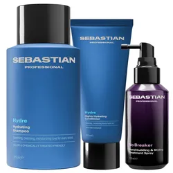 600ml Sebastian Pflegeboost Set Cool Creamy Pearl Blonde (Shampoo 250ml + Conditioner 250ml + Treatment Spray 100ml)