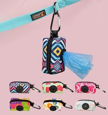 Uplift Essentials High Quality Patterned Dog Poop Bag Dispenser oil Painting