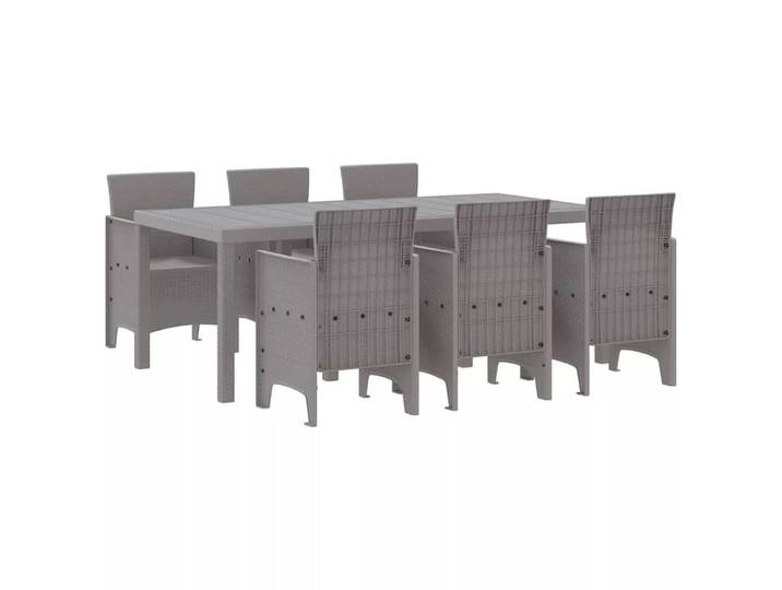 VidaXL - Essens draußen polypropylen, One Size, Silber
