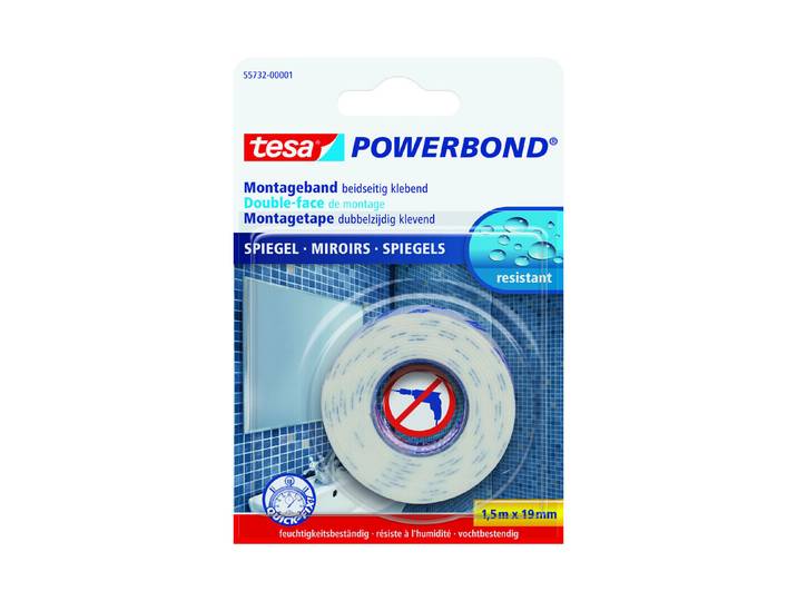 Tesa Powerbond Montageband 1.5 m x 19 m