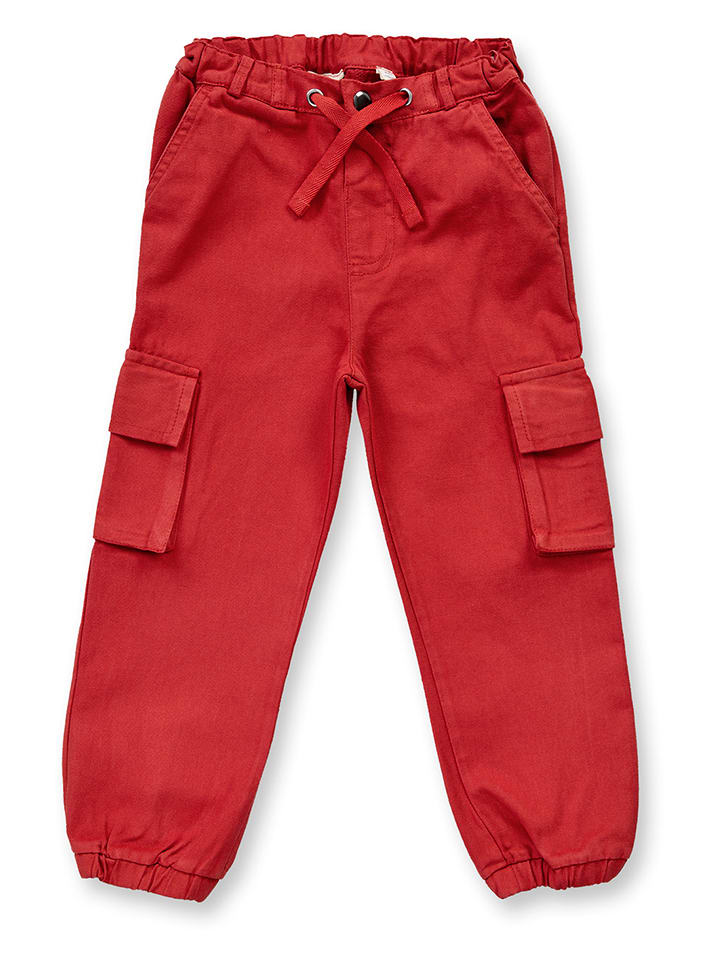 Sense Organics Cargohose "Mailo" in Rot - 128