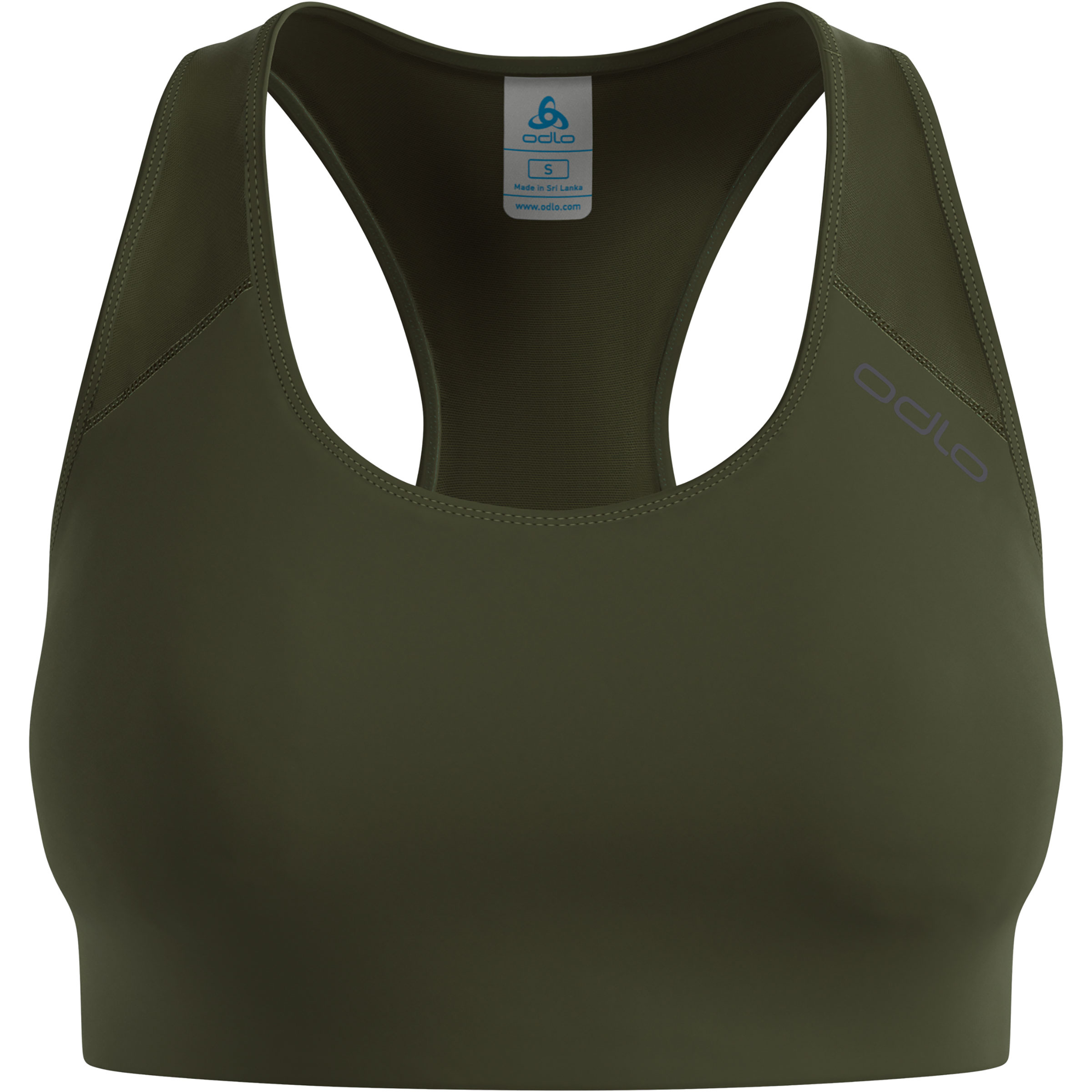 Odlo Medium Support Sport BH Damen Sport-BHs oliv Größe M Elastisch