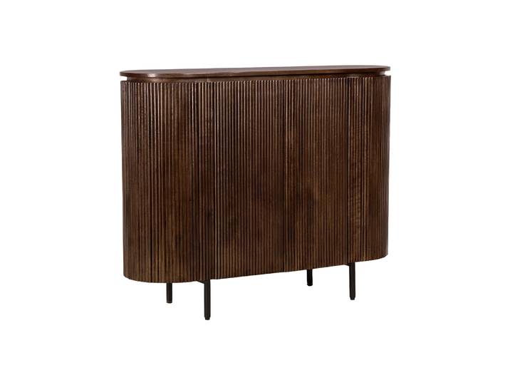 Lewis & Loft Dressoir Lena - Met 2 deuren - FSC®-gecertificeerd mangohout - Walnoot bruin
