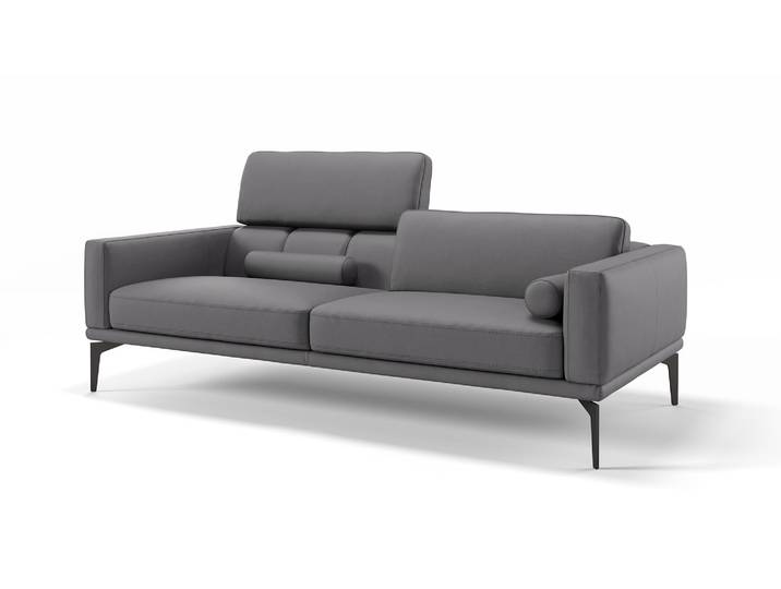 Designer Couch 3-Sitzer SALERNO Leder Sofa Ledercouch